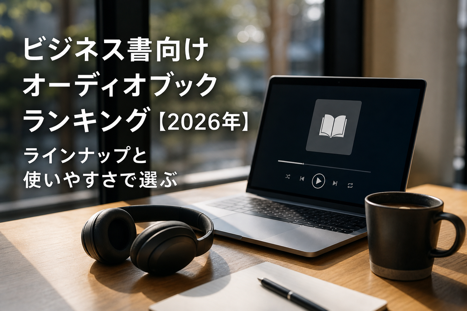 ビジネス書向けオーディオブックランキング【2026年】ラインナップと使いやすさで選ぶのアイキャッチ画像