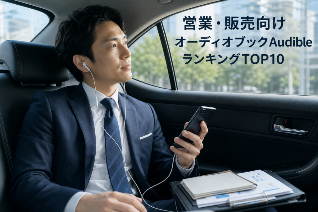 営業・販売向けオーディオブックAudibleランキングTOP10のアイキャッチ画像