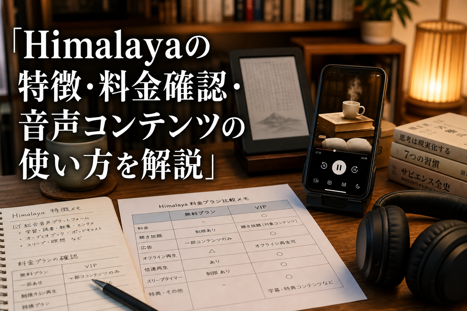 Himalayaの特徴・料金確認・音声コンテンツの使い方を解説のアイキャッチ画像